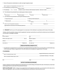 Form PC683 Application and Order for Appointment of Out-of-State Conservator - Michigan, Page 2