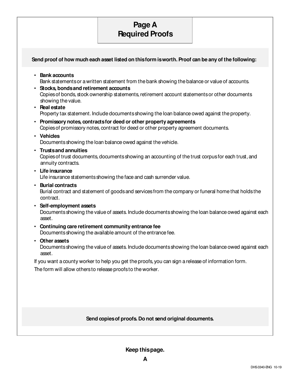 Form DHS-3340-ENG Asset Assessment for Medical Assistance for Long-Term Care Services (Ma-Ltc) - Minnesota, Page 7