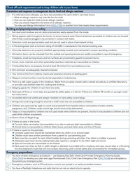 Form DHS-5192B-ENG Home Safety Checklist - Minnesota, Page 2