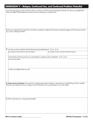 Form DHS-5204-ENG Rule 25 Assessment - Minnesota, Page 11