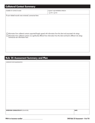 Form DHS-5204-ENG Rule 25 Assessment - Minnesota, Page 16