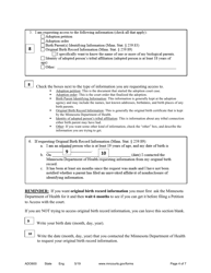 Instructions for Form ADO601, ADO602 - Minnesota, Page 4