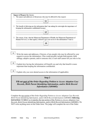 Instructions for Form ADO601, ADO602 - Minnesota, Page 5