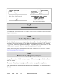 Instructions for Form ADO601, ADO602 - Minnesota, Page 6
