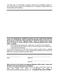 Confidential Information Form - Minnesota, Page 2