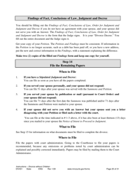 Instructions for Form DIV402 Petition for Dissolution of Marriage Without Children - Minnesota, Page 25