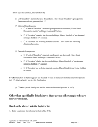 Form PRO802 Application for Informal Probate of Will and for Informal Appointment of Personal Representative - Minnesota, Page 6