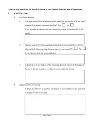 Aerial Applicator Application - Mississippi, Page 2