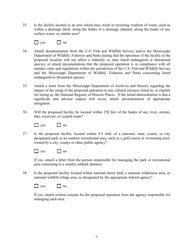Form LA-1 Application for a Permit to Operate a Land Application Facility Which Will Land Apply Municipal Wastewater Sludges Only - Mississippi, Page 9