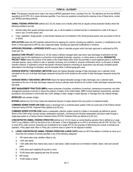 NPDES Form 2A (EPA Form 3510-2A) Application for Npdes Permit to Discharge Wastewater - New and Existing Publicly Owned Treatment Works, Page 13