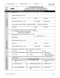 NPDES Form 2A (EPA Form 3510-2A) Application for Npdes Permit to Discharge Wastewater - New and Existing Publicly Owned Treatment Works, Page 21