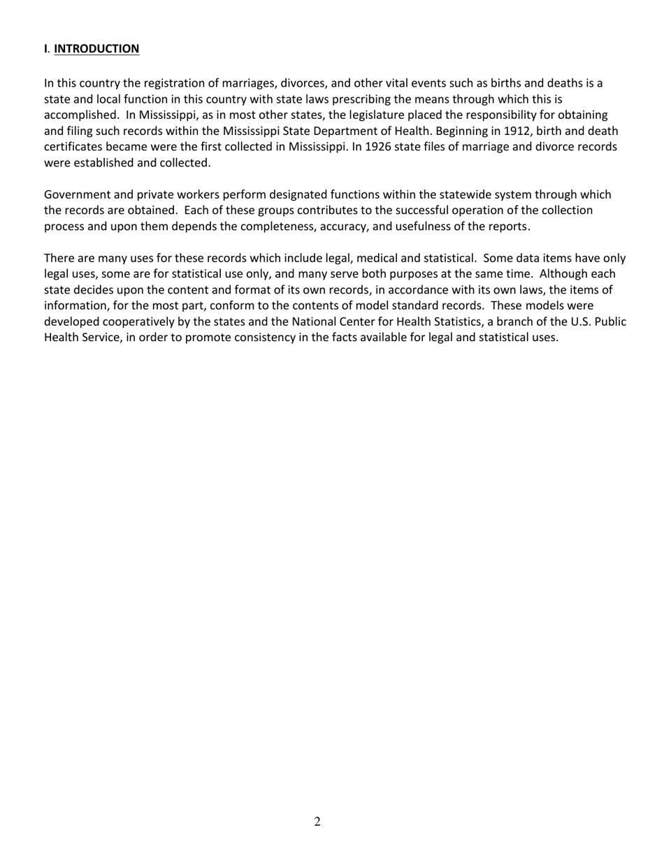 Form 595 Statistical Record of Marriage - Mississippi, Page 3