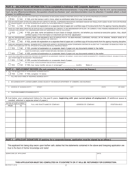 Form MO375-0111 Missouri Uniform Application for Public Adjuster, Public Adjuster Soliciter, or Surplus Lines - Missouri, Page 2