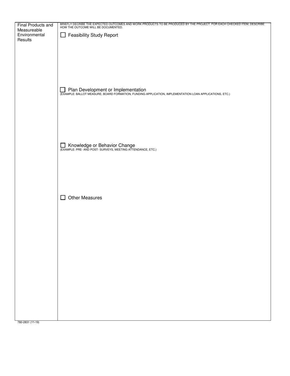 Form MO780-2831 Application for Water Quality Management Grants - Missouri, Page 5