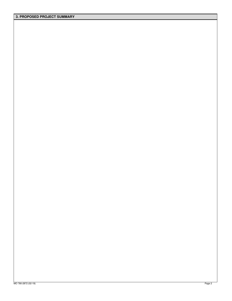 Form MO780-2872 Antidegradation Review Summary Path a: Tier 2 - Non-degradation Mass Balance - Missouri, Page 2