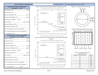 Source Test Protocol Worksheet - Montana, Page 4