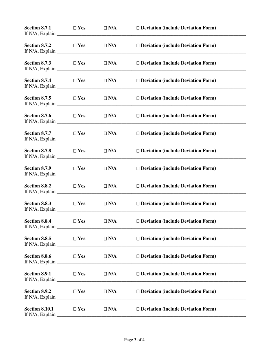 Water Main Extension and Replacement Certified Checklist - Montana, Page 5