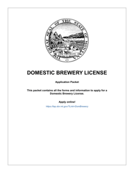 Document preview: Form DBLA Domestic Brewery License - Montana