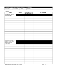 Form UCR-2 Unified Carrier Registration Form - Vehicles Owned and Operated for the 12 Month Period - Nebraska, Page 2