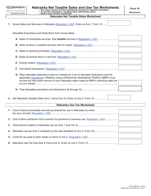 Form 10  Printable Pdf