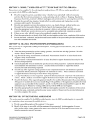 Instructions for Form FA-1B Mobility Assessment and Prior Authorization (Pa) Request - Nevada, Page 5