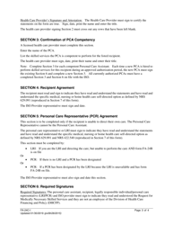 Instructions for Form FA-24C Authorization Request for Self-directed Skilled Services - Nevada, Page 3