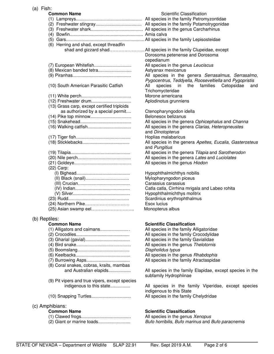 Download Instructions For Form Slap2297 Wildlife Importation Permit Application Pdf 0671