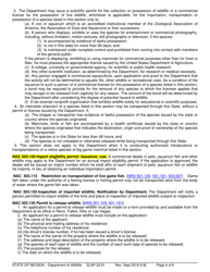 Instructions for Form SLAP22.97 Wildlife Importation Permit Application - Nevada, Page 4