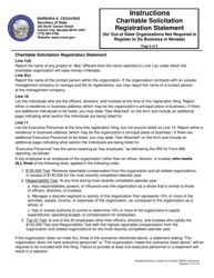 Charitable Solicitation Registration Statement (For Out-of-State Organizations Not Required to Register to Do Business in Nevada) - Nevada, Page 4