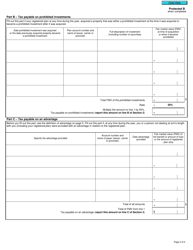 Form RC339 Individual Return for Certain Taxes for Rrsps, Rrifs, Resps or Rdsps - Canada, Page 2
