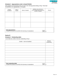 Form T2046 Tax Return Where Registration of a Charity Is Revoked - Canada, Page 4
