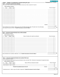 Form T3-RCA Retirement Compensation Arrangement (Rca) Part XI.3 Tax Return - Canada, Page 2
