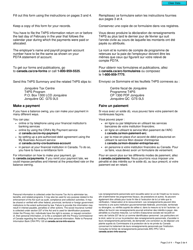 Form T4PSSUM Employees Profit Sharing Plan Allocations and Payments - Canada (English/French), Page 2
