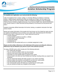 Aviation Scholarship Program Application - Nunavut, Canada, Page 4