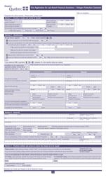 Form 3002A First Application for Last-Resort Financial Assistance - Refugee Protection Claimants - Quebec, Canada, Page 3