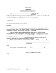 Form CPLC110 Abbreviated Application for Registration - New Hampshire, Page 11