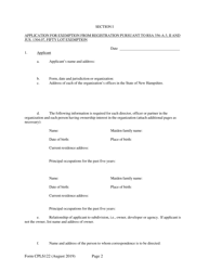 Form CPLS122 Application for 10 Residential Unit Exemption - New Hampshire, Page 2