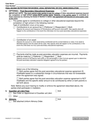 Form NHJB-2071-F Final Decree on Petition for Divorce, Legal Separation, or Civil Union Dissolution - New Hampshire, Page 2