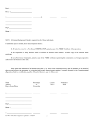 Application for Realestate School License for Non-public School - New Jersey, Page 5