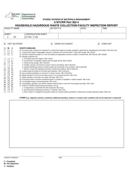 Household Hazardous Waste Collection Facility Inspection Report - New York, Page 2