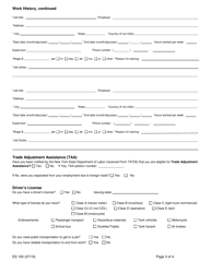 Form ES100 Career Center Customer Registration Form - New York, Page 3