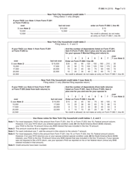 Instructions for Form IT-360.1 Change of City Resident Status - New York, Page 7