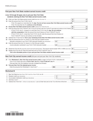 Form IT-215 Claim for Earned Income Credit - New York, Page 2
