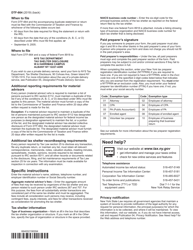 Form DTF-664 Tax Shelter Disclosure for Material Advisors - New York, Page 2