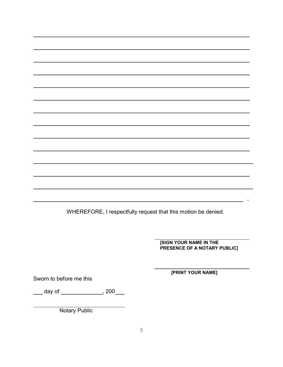 County Of Queens, New York Affidavit In Opposition - Fill Out, Sign 