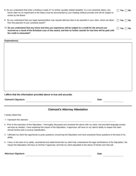 Schedule Loss of Use - Stipulation Attachment - New York, Page 2