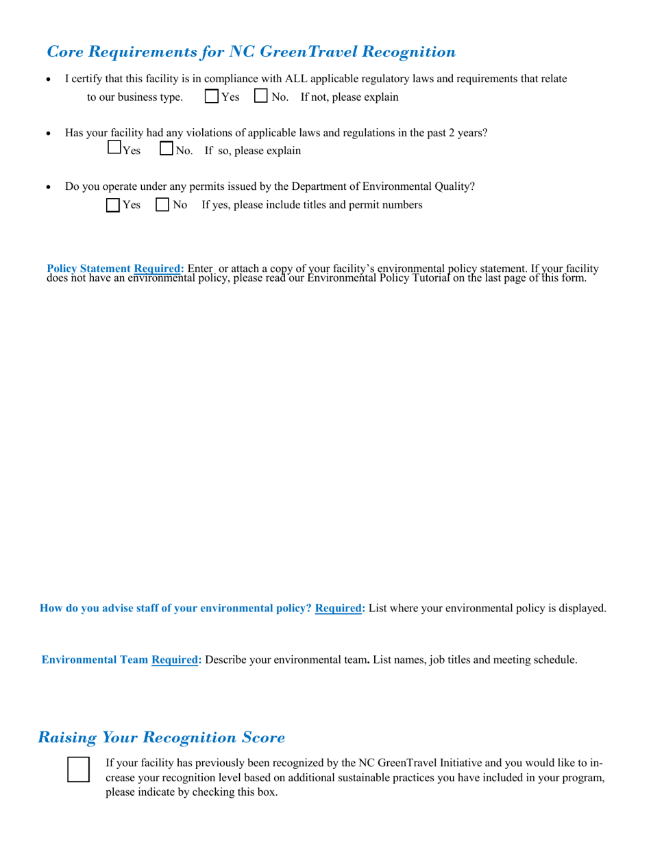 Nc Greentravel Sustainable Parks With Facilities - North Carolina, Page 2