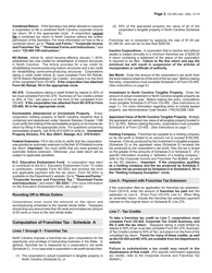 Instructions for Form CD-405 C-Corporation Tax Return - North Carolina, Page 3