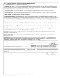 Form AOC-SP-217 Order on Motion for Multidisciplinary Evaluation in Incompetency or Restoration to Competency Proceeding - North Carolina, Page 2