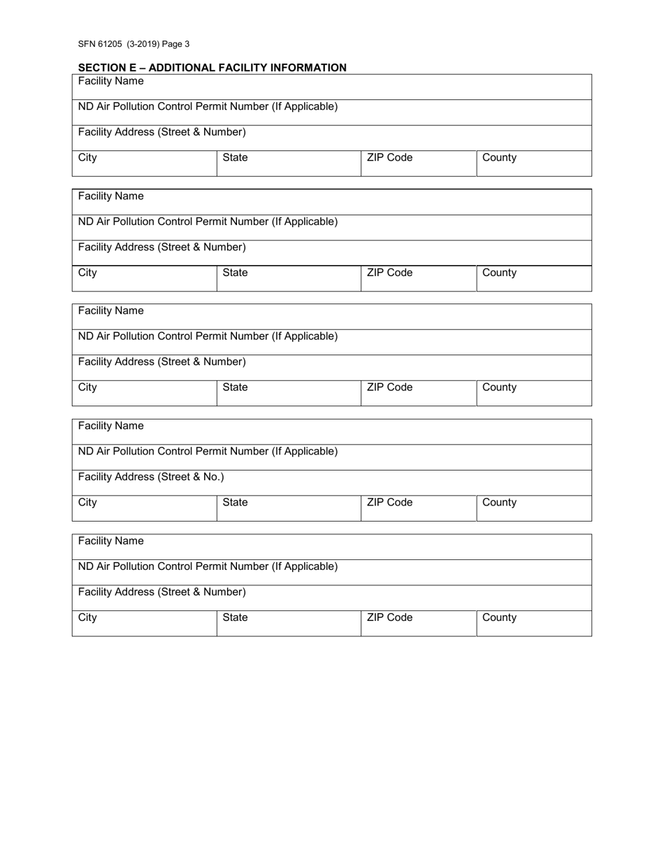 Form SFN61205 Certificate of Representation - North Dakota, Page 3